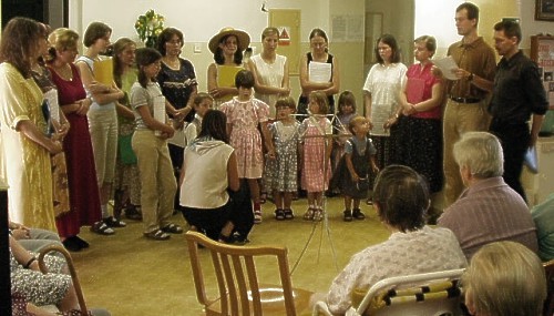 Vystoupení v Chlumětíně 2002